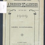 Kronstädter Adressen-Kalender, 1909. - 1/343