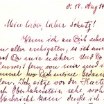Brief von Lili Stephani, 12. August 1914